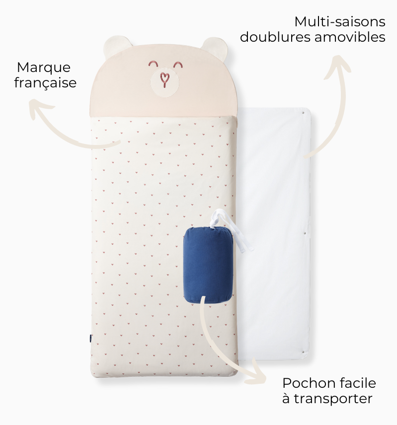 Sac de couchage maternelle
