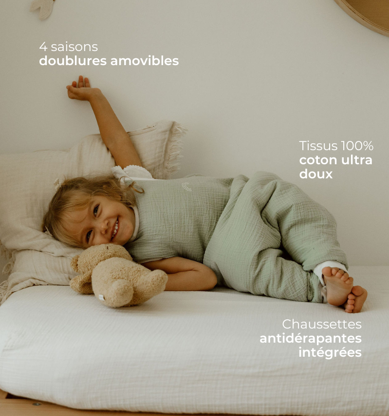 Gigoteuse à pieds verte